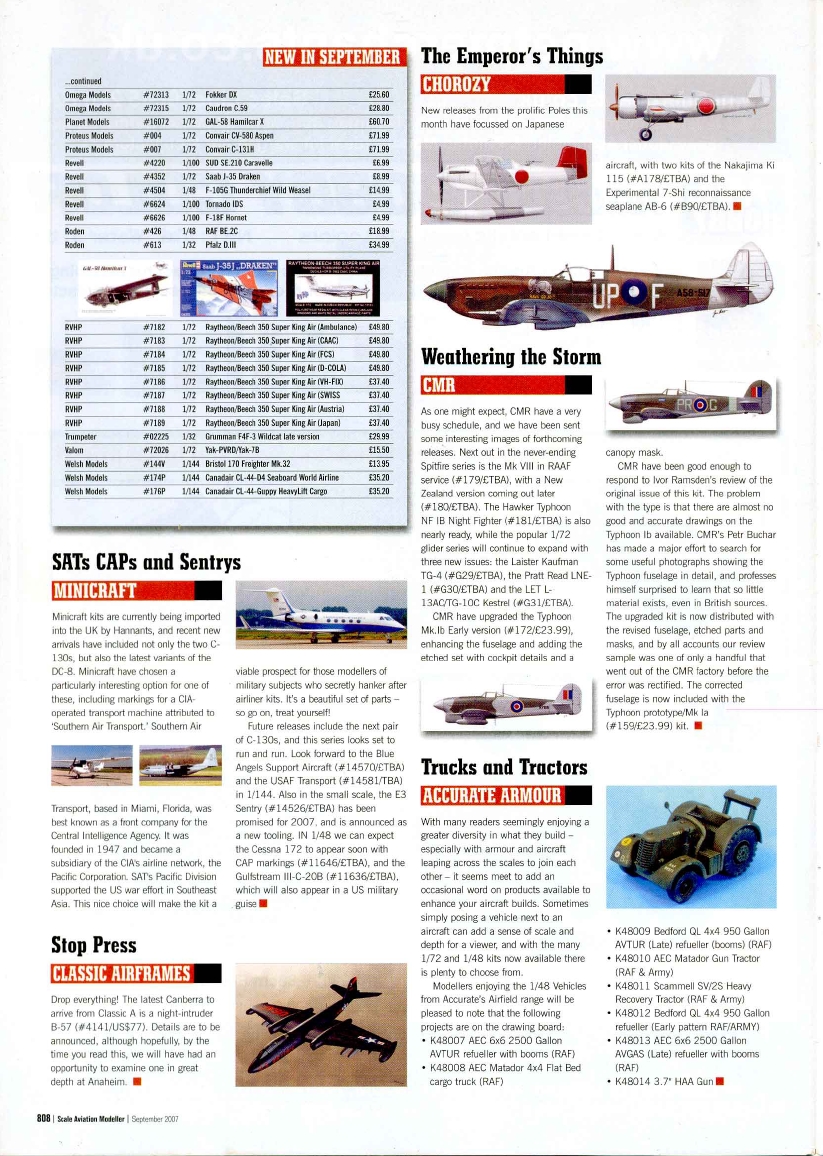 Scale Aviation Modeller International 2007-09